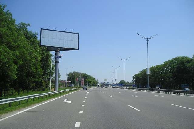 Суперборд 12x5,  Бориспольская трасса 18км+550м до Киева (№3 слева) (в напр. Борисполя)