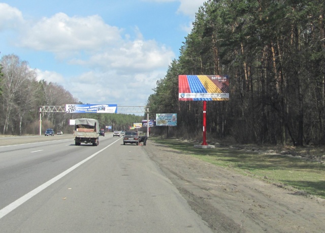 Щит 6x3,  Автодорога, М-05, Киев-одесса, км23+750 (между с. Вита-Почтовая и Глевахой)