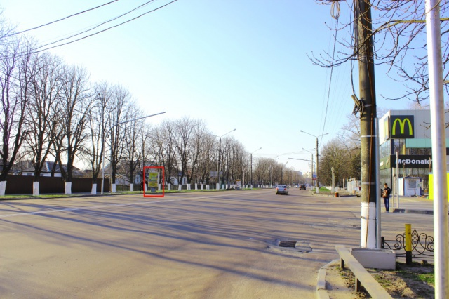 Сітілайт 1.2x1.8,  вул. Київський Шлях, 60, навпроти центрального парку