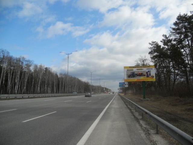 Щит 8x4,  Бориспольская трасса, км 27+800, право
