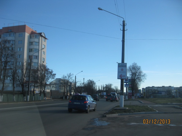 Сітілайт 0.86x1.2,  вул. Київський Шлях,  навпроти повороту на вул. Броварська