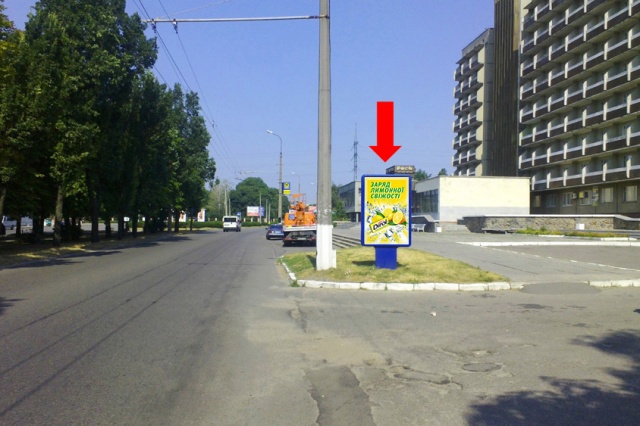 Сітілайт 1.2x1.8,  Победы бул., возле гостиницы "Рось"