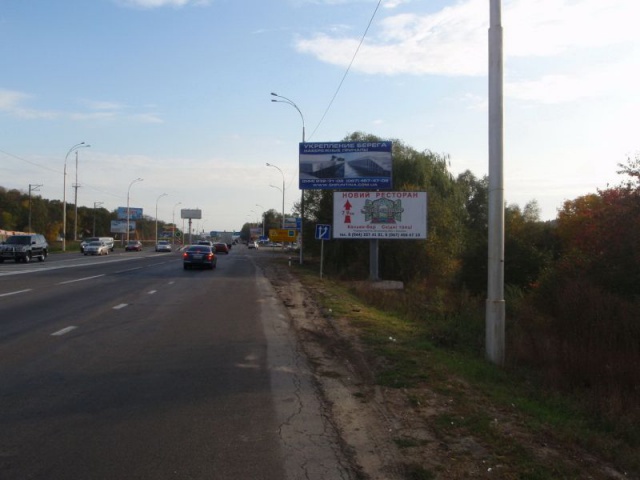 Щит 6x3,  Поворот на Лісники;   20км+680 праворуч