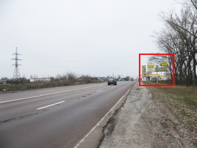 Щит 6x3,  Траса Е40, вул. Київський Шлях, 1, в'їзд в місто зі сторони Харкова