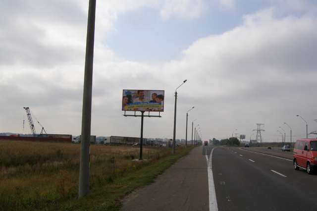 Щит 6x3,  Киев - Чернигов 14 км + 810 м (слева в напр. г.Киева)
