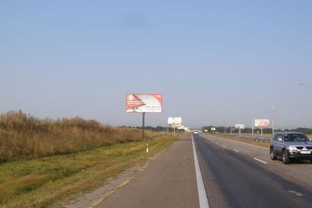 Щит 6x3,  Киев - Чернигов 13 км + 410 м (слева в напр. г.Киева)