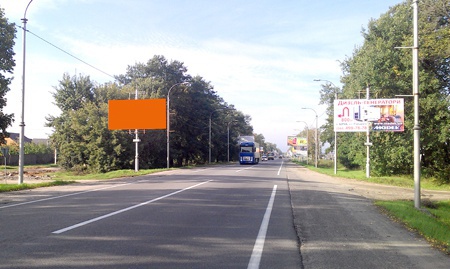 Щит 6x3,  ул. Новое шоссе, направление из Киева (перед ТЦ Модуль)