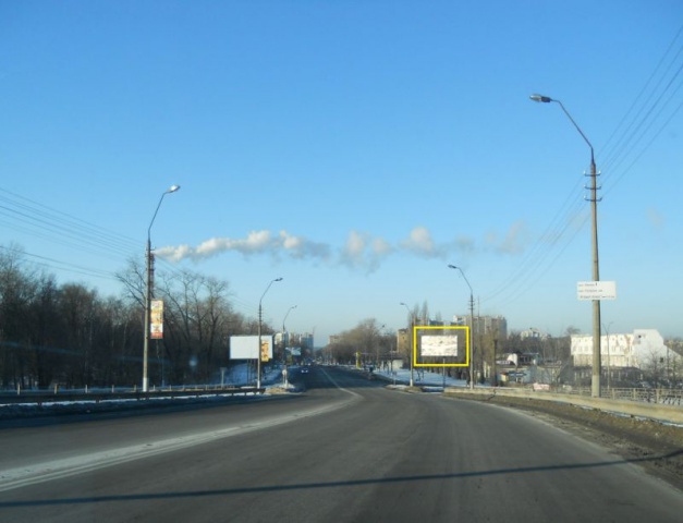 Щит 6x3,  г.Бровары, ул.Кирова, (у моста) развязка с ул.Кутузова, ул.Гагарина, ул.Димитрова