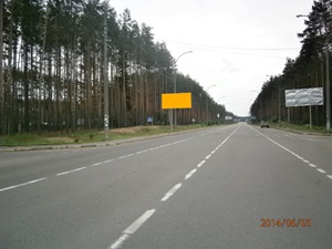 Щит 6x3,  ул. Университетская, за кладбищем (по Ирпенской трассе направление на Киев)