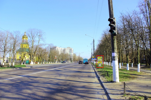 Сітілайт 1.2x1.8,  вул. Київський Шлях, 31, поблизу  ресторану "Нон - стоп"