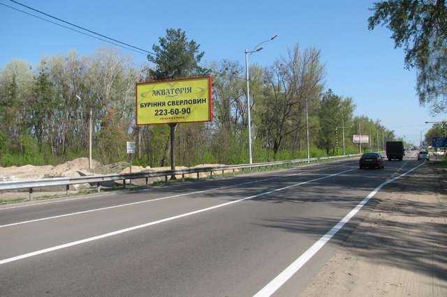 Щит 6x3,  Киев - Иванков 19 км + 500 м (в напр. Вышгорода)