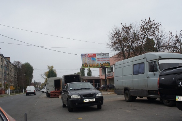Щит 6x3,  М22а ул.Центральная, вокзал, дорога к жд переезду.