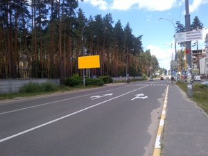 Щит 6x3,  ул. Университетская, возле новостроек (направление из Киева)