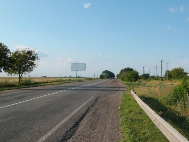 Щит 6x3,  За м. Обухів; 48км+250 праворуч