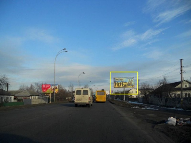 Щит 6x3,  г.Бровары, ул. Киевская, 108, (напротив 107)