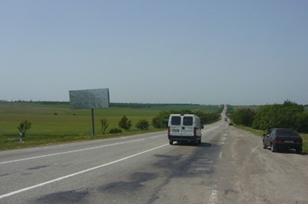 Щит 6x3,  Симферопольский р-н. п. Мазанка. В сторону Симферополя 10+850