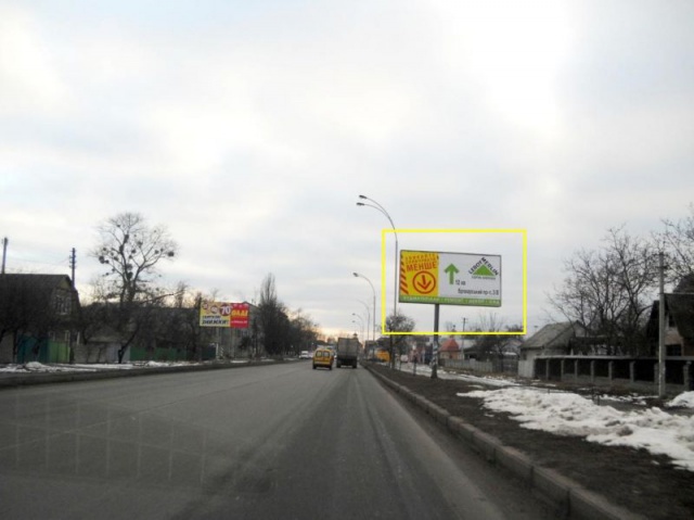 Щит 6x3,  г.Бровары, ул.Киевская, 171, перекресток с ул.Гальбича