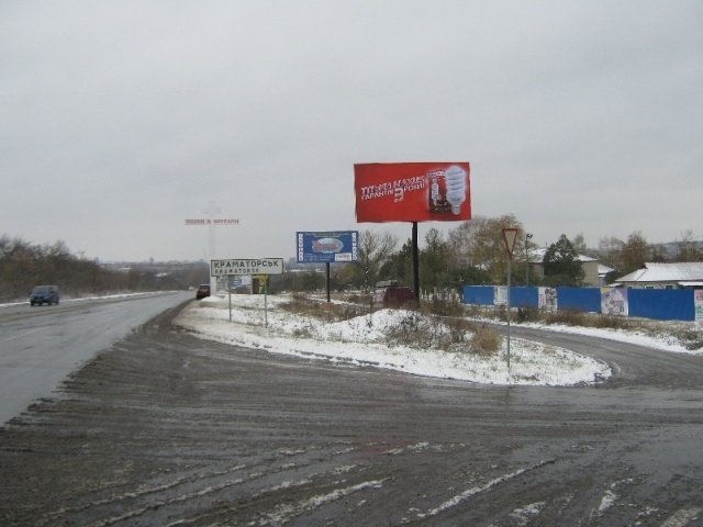 Щит 6x3,  ул. Орджоникидзе, въезд со Славянска