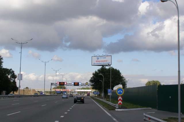 Суперборд 12x5,  Бориспольская трасса 19км+200м до Киева (№2 слева) (в напр. Киева)