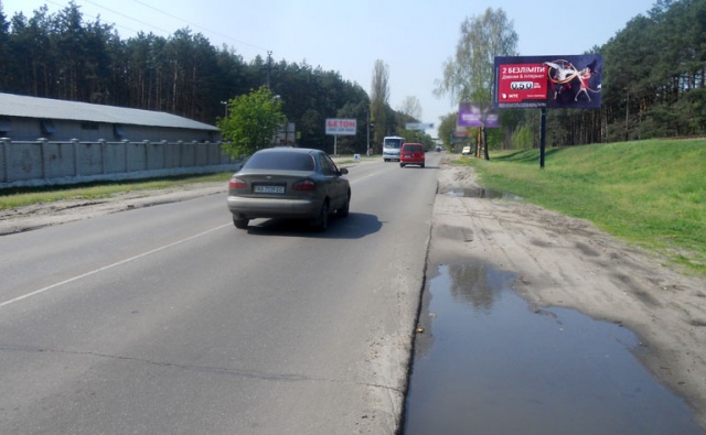 Щит 6x3,  Ирпень въезд в город (А) второй щит