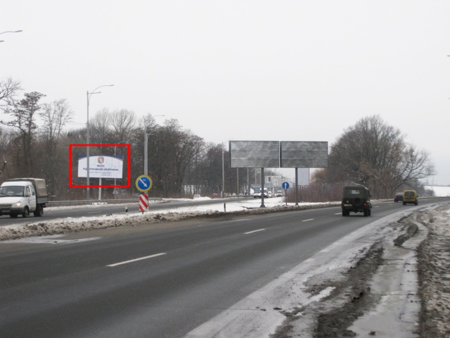 Щит 6x3,  Траса Е40, вул. Київський Шлях, 34км+850м, в'їзд в Бориспіль з м. Київ.