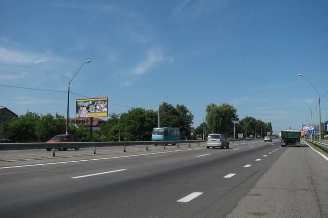Щит 6x3,  Киев - Житомир 12 км+800м до Киева (слева в напр. г.Житомира)