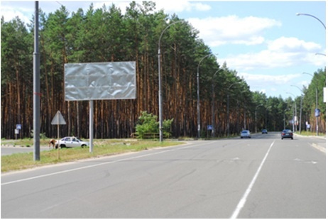 Щит 6x3,  ул. К.Маркса, возле кладбища (по Ирпенской трассе направление из Киева)