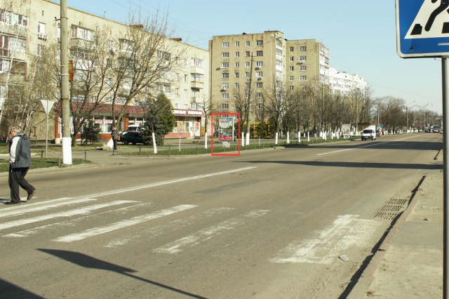 Сітілайт 1.2x1.8,  вул. Київський Шлях, 43 навпроти магазину "Норд"