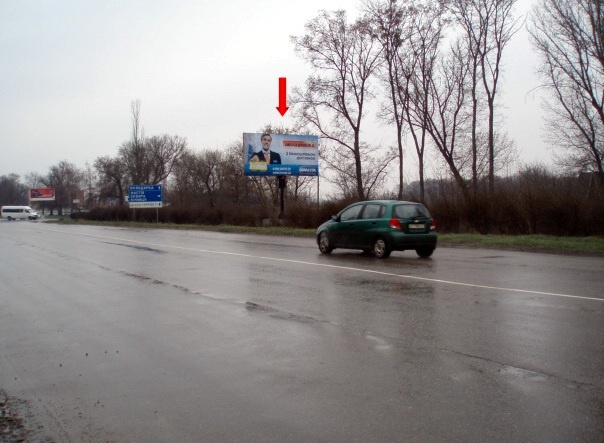 Щит 6x3,  Киевская ул. / Сухоярская ул., въезд в город