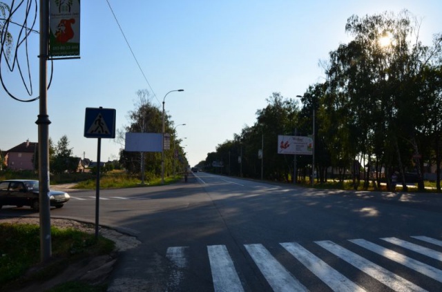 Щит 6x3,  м.Буча; вул. Нове шосе-вул. Б.Хмельницького; 29км + 300 ліворуч