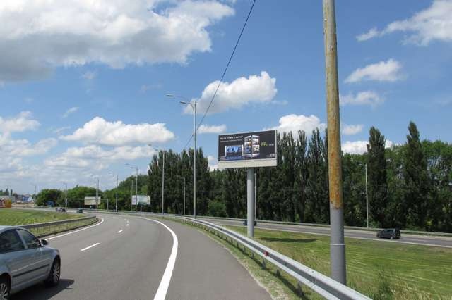 Суперборд 12x6,  Бориспольская трасса: выезд из международного аэропорта "Борисполь" (в напр. Киева)