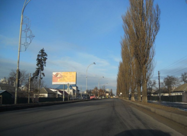 Щит 6x3,  г.Бровары, ул.Киевская, 205, за перекрестком с ул.Гоголя