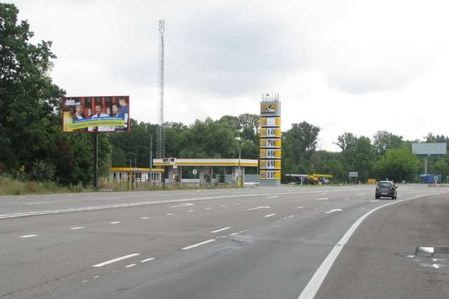 Щит 6x3,  Киев - Обухов 23км + 100м до Киева (слева, в напр. г. Обухов)