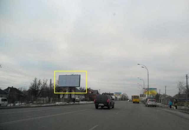 Щит 6x3,  г.Бровары, ул.Киевская, 60, перекресток с ул.Стельмаха