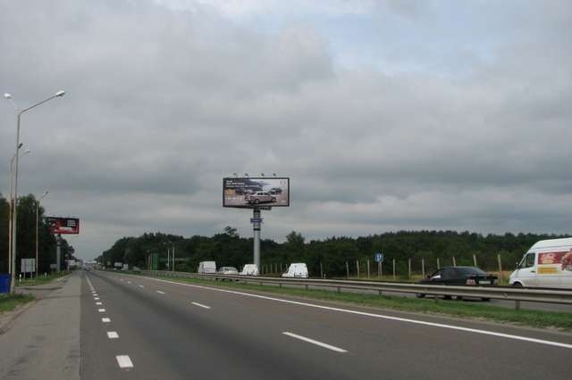 Суперборд 12x5,  Киев - Житомир 14км+450м от Киева (в напр. Житомира)
