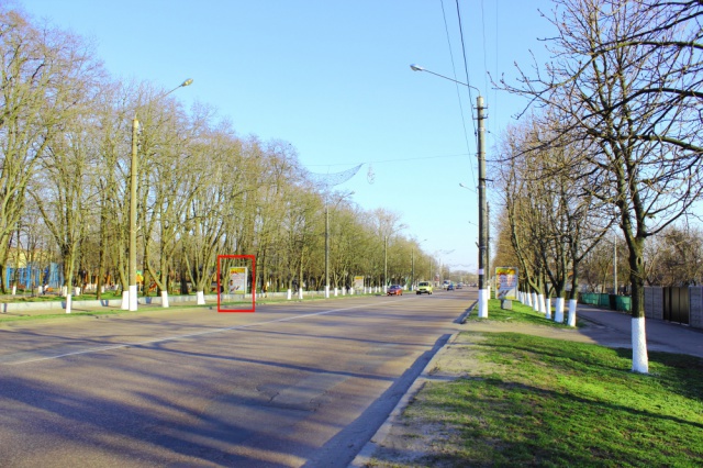 Сітілайт 1.2x1.8,  вул. Київський Шлях, біля центрального парку