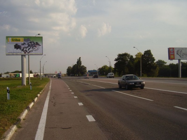 Щит 6x3,  Автотранспортна розв'язка біля м. Біла Церква,  78км+610 ліворуч