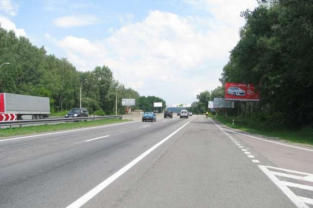 Щит 6x3,  Киев - Одесса 09 км+690м до Киева (справа в напр. Киева; полигон МВД)