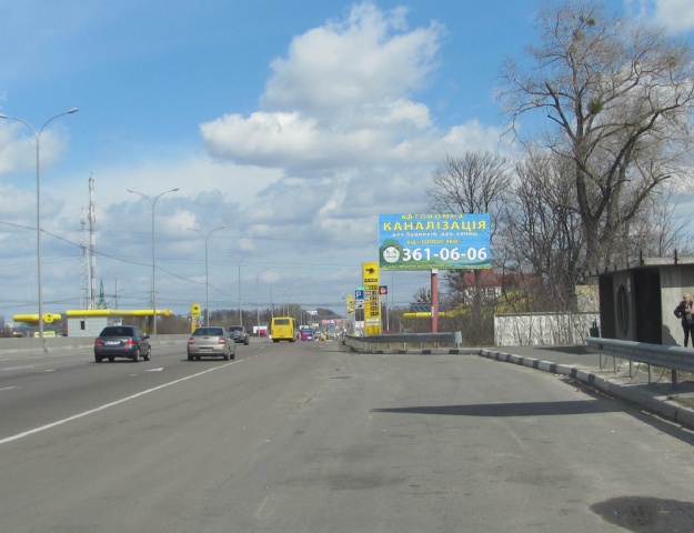 Щит 6x3,  Автодорога, М-05, Киев-одесса, км17+140 (возле АЗС "КЛО" перед с. Чабаны)