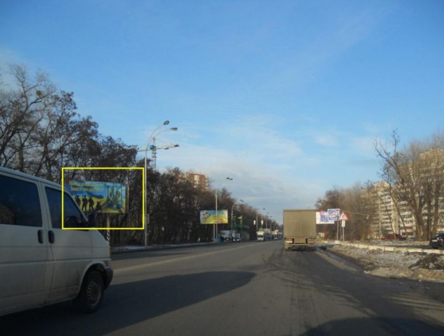 Щит 6x3,  г.Бровары ул. Киевская, напротив "Рынок на Киевской"