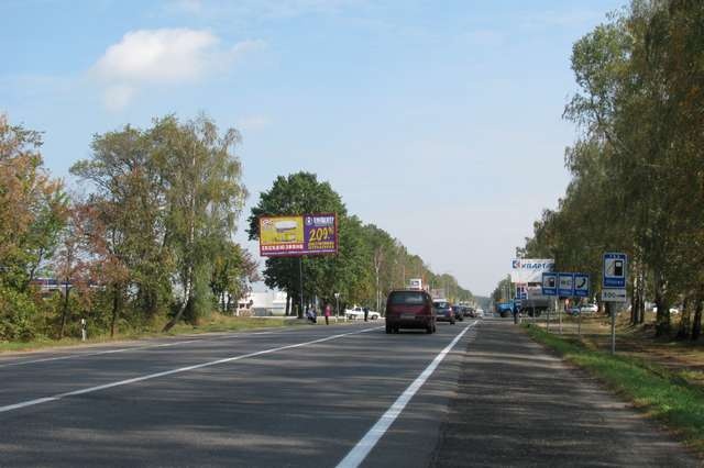 Щит 6x3,  Киев - Ковель 18км+300м от Киева (слева, в напр. г.Киева,50м до АЗС "Укрнафта")