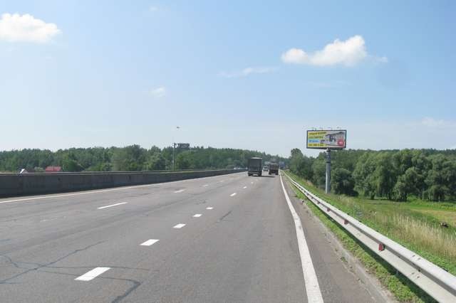 Суперборд 12x5,  Киев - Одесса 08км+100м от Киева (справа, в напр. Одессы; 100м от р.Северка)