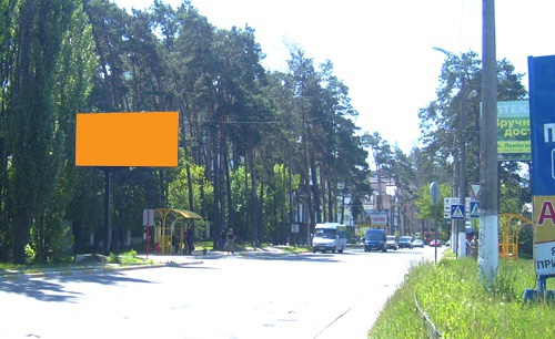 Щит 6x3,  ул. Гостомельское шоссе (перед поворотом на "Гранд Адмирал клуб") из Киева