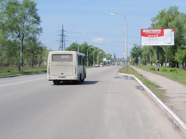 Щит 6x3,  ул. Днепровская, 495, въезд с Донецка
