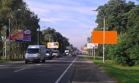 Щит 6x3,  ул. Новое шоссе, направление из Киева (перед ТЦ Модуль)