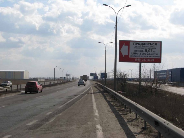 Щит 6x3,  Бровары 04, окружная, а/д Киев-Чернигов, км 26+500 м (слева), в Киев (7 км от города)