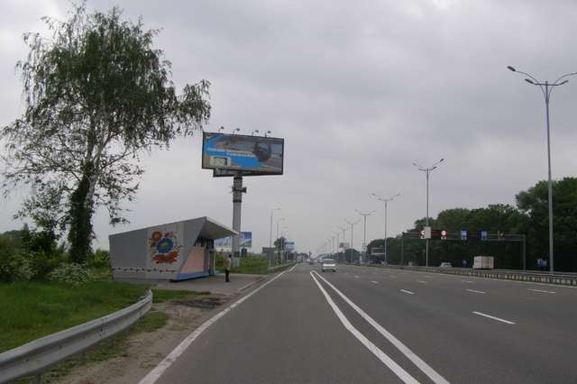 Суперборд 12x5,  Бориспольская трасса 19км+620м до Киева (№1 слева) (в напр. Борисполя)